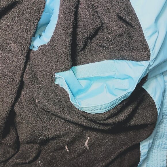 Vintage Gap Womens Down Fill Puffer Jacket Small Coat Quilted Hooded Waterfowl S - Picture 13 of 16